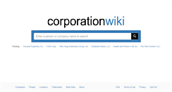 Desktop Screenshot of corporationwiki.com